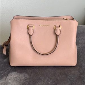 Michael Kors Soft Pink Leather Bag / Satchel